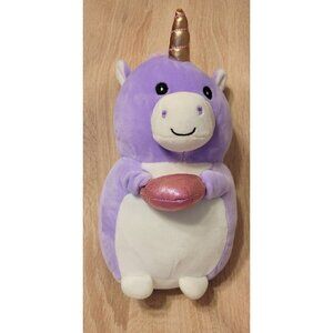 Kellytoy Squishmallows 10" Valentine’s Purple Ursula the Unicorn Hug Mee Plush